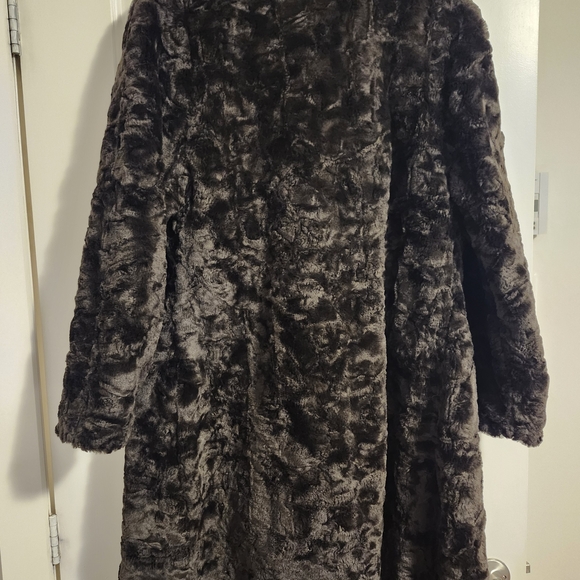 Elegant Brown Teddy Coat - Picture 4 of 4